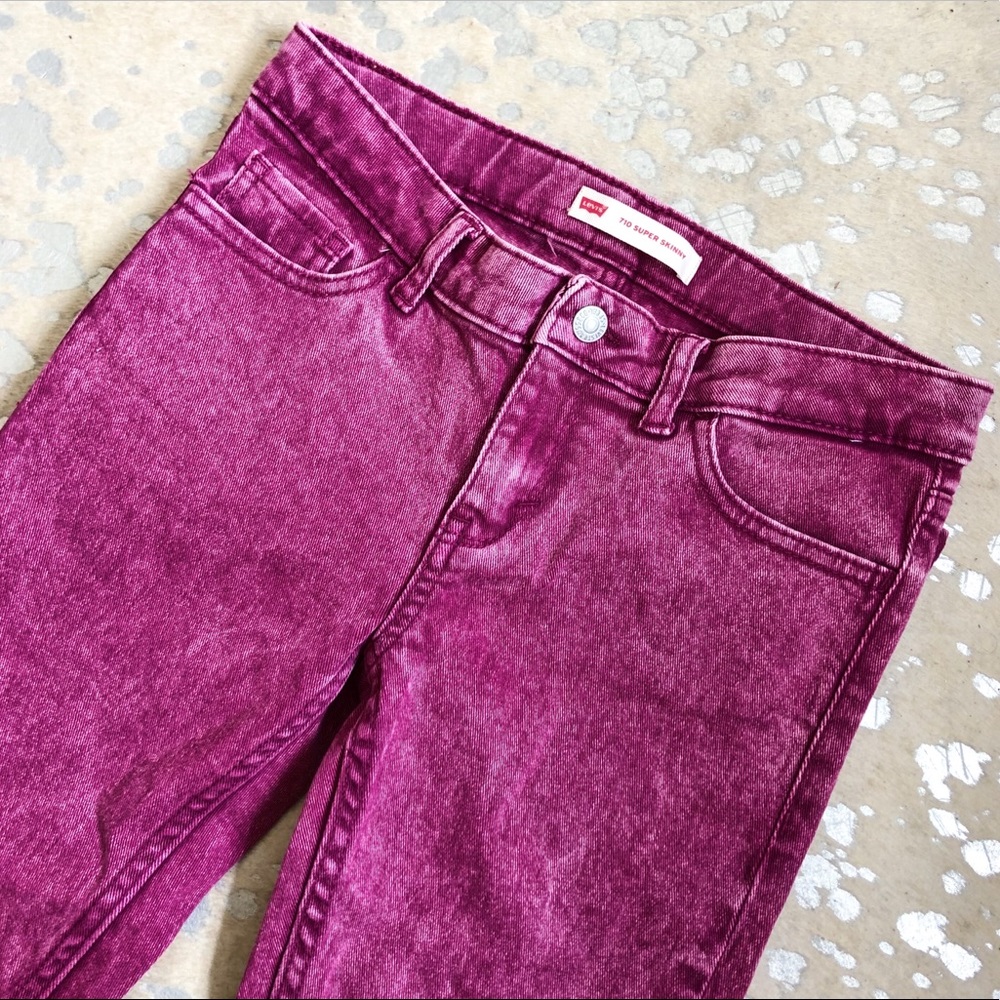 Levi’s Pink Super Skinny Jeans - Picture 2 of 3